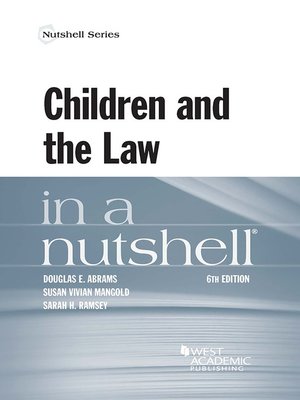 cover image of Children and the Law in a Nutshell